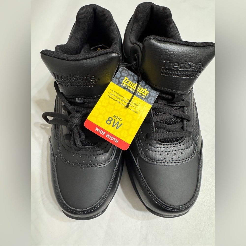 TredSafe Men's Black Slip-On Loafers